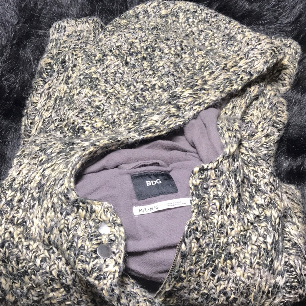 BDG Men’s Large Sweater Jacket